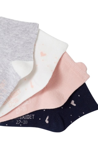 4 pares de calcetines - Rosa