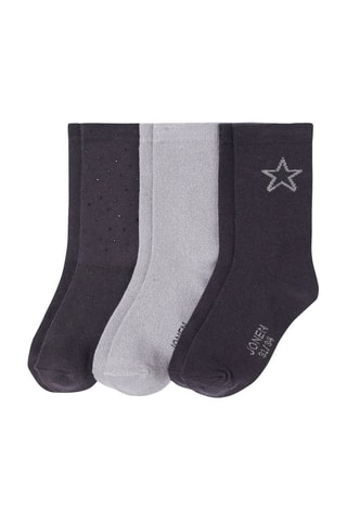 3 pares de calcetines - Antracita