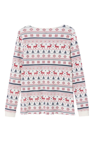 Pijama - Blanco y azul marino