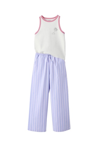 2 pijamas - Blanco y rosa