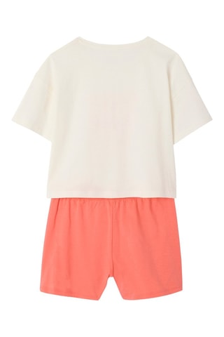 2 pijamas - Rosa y blanco