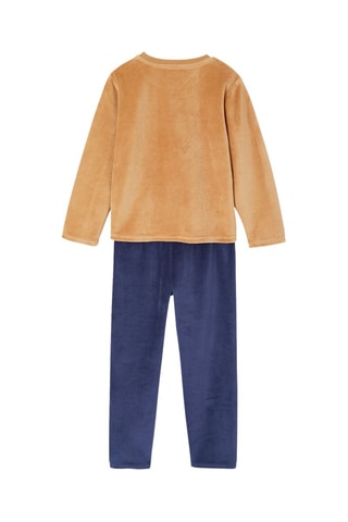 2 pijamas de terciopelo - Camel