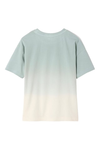 Camiseta dip-dye - Verde