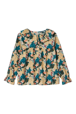 Blusa - Verde agua y amarillo