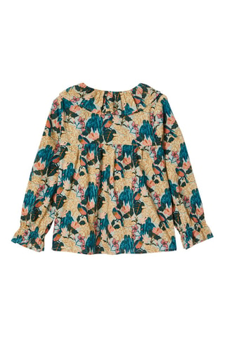 Blusa - Verde agua y amarillo