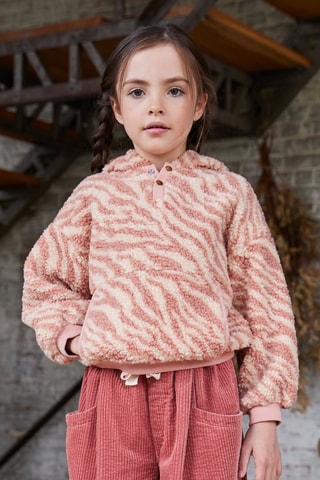 Sudadera con capucha - Rosa empolvado