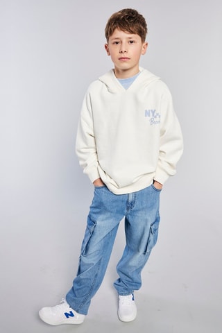 Sudadera con capucha - Crudo