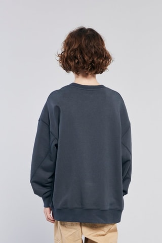 Sudadera - Negro y azul cobalto