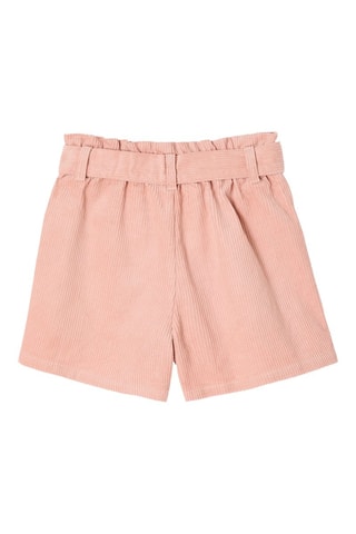 Short de pana - Rosa empolvado
