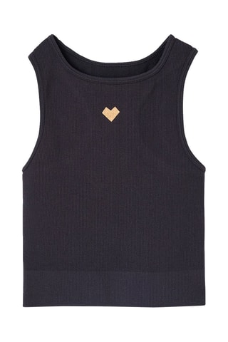 Camiseta y camiseta de tirantes - Gris claro jaspeado