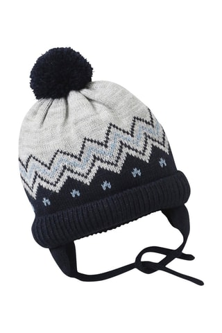 Conjunto de 3 piezas - Gris claro jaspeado y azul marino