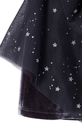 Vestido efecto doble prenda - Antracita