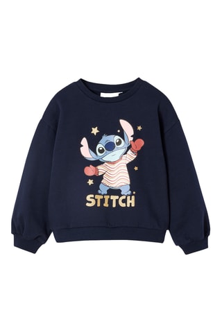 Sudadera Stitch Lilo y Stitch Disney - Azul marino