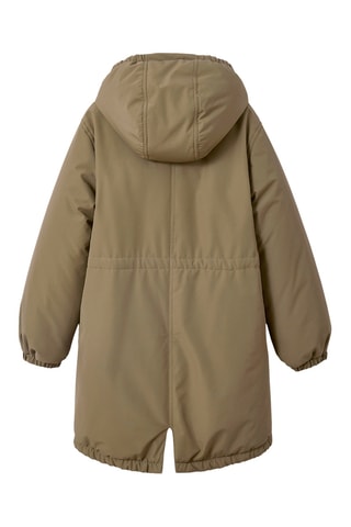 Parka con capucha - Caqui