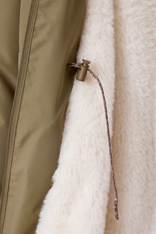 Parka con capucha - Caqui