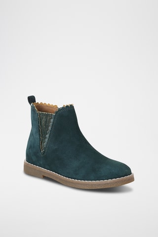 Botines de nobuk - Verde