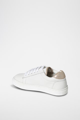 Zapatillas de piel - Blanco