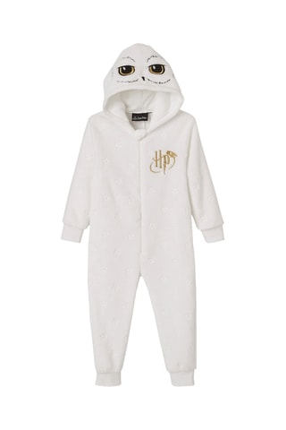 Mono de pijama con capucha Harry Potter - Blanco
