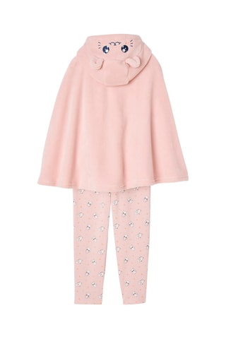 Pijama de 3 piezas de terciopelo - Rosa