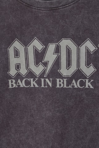 Camiseta AC/DC - Antracita jaspeado