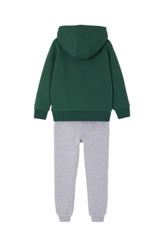 Sudadera con capucha y pantalón de chándal - Verde oscuro