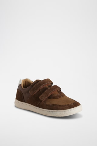 Zapatillas de piel - Marrón