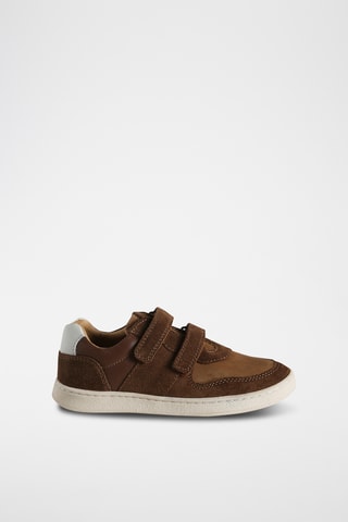 Zapatillas de piel - Marrón