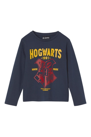 Pijama Hogwarts Harry Potter - Azul marino y blanco