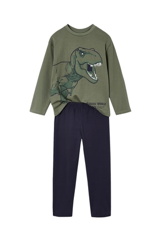 Pijama Rexy Jurassic World - Caqui y azul noche