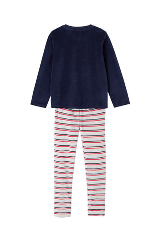 Pijama de terciopelo Spider-Man Los Vengadores Marvel - Azul marino y rojo