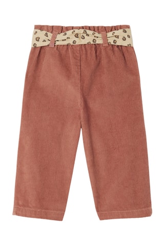 Pantalón de pana - Rojo teja