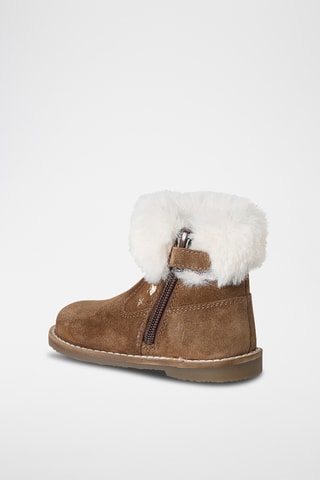 Botas de nobuk forradas - Marrón