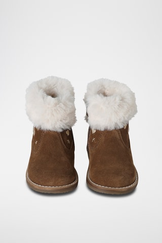 Botas de nobuk forradas - Marrón