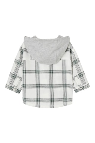 Camisa con capucha - Crudo