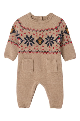 Mono y calcetines - Beige