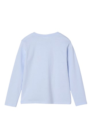Camiseta Elsa Frozen Disney - Celeste