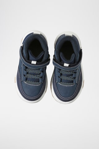 Zapatillas altas forradas - Azul marino
