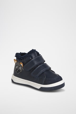 Zapatillas altas forradas - Azul marino