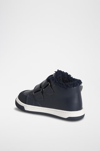 Zapatillas altas forradas - Azul marino