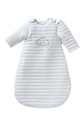 Saco de dormir de algodón orgánico - Blanco