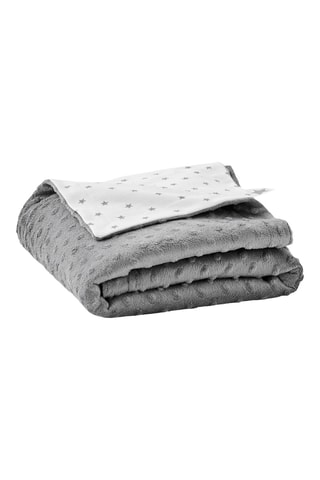 Manta polar reversible - Gris oscuro