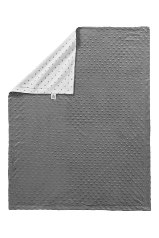 Manta polar reversible - Gris oscuro