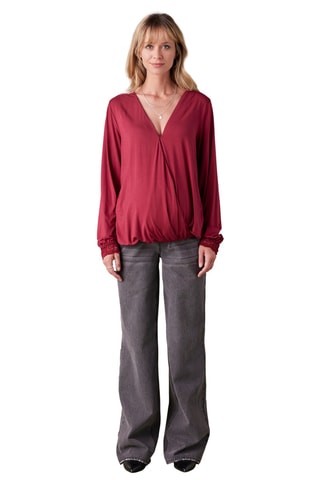 Blusa premamá - Burdeos