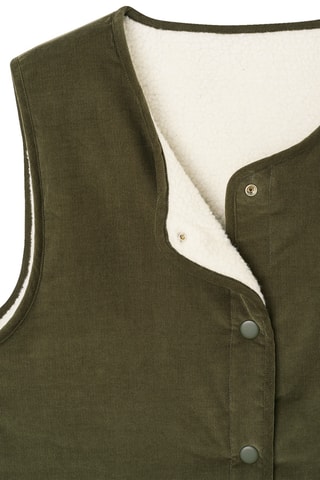Chaleco reversible - Crudo