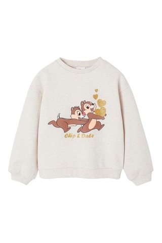 Sudadera Chip y Chop - Beige jaspeado