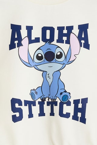 Sudadera Stitch Lilo y Stitch Disney - Crudo