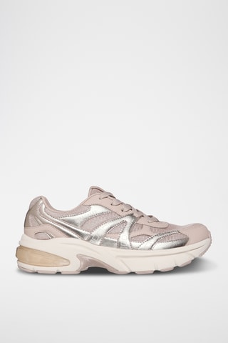 Baskets compensées - Beige