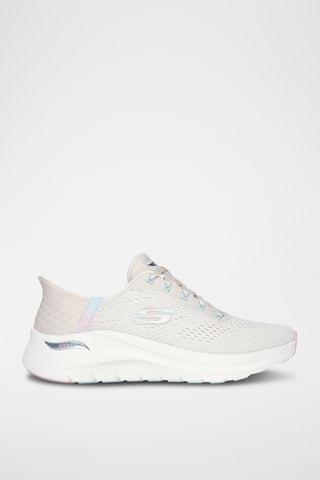 Baskets compensées - Beige