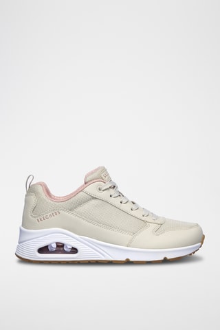 Sneakers compensées - Beige