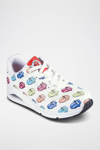 Baskets The Rolling Stones - Blanc